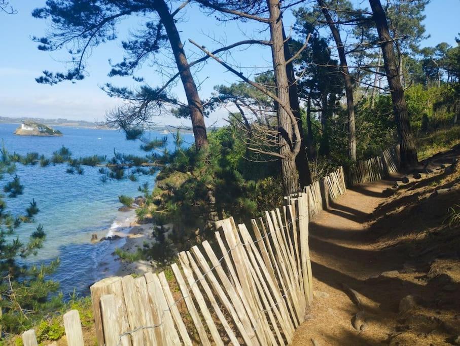 Villa Neuve Pour 6 Personnes Avec Spa Carantec Buitenkant foto